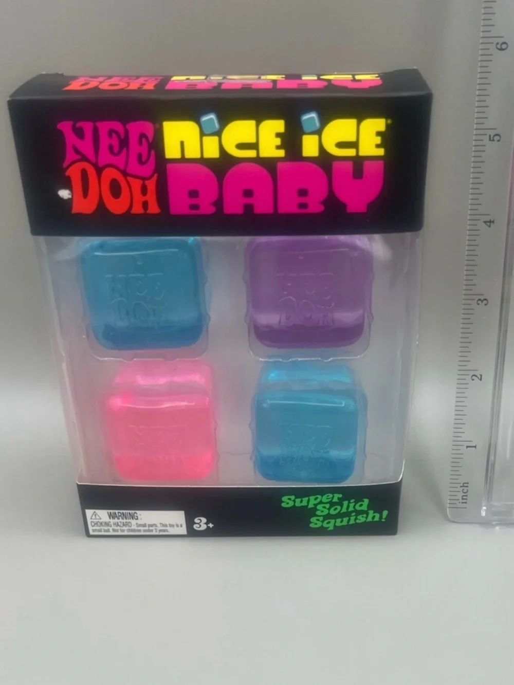Authentic NEEDOH Nice Ice Baby 4,Mini Cubes Blue, Purple, Pink 💙💜🩷 NEW